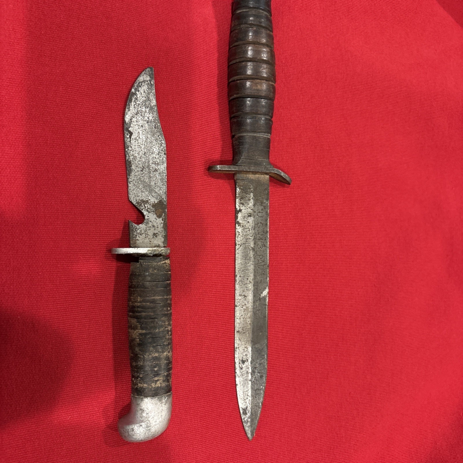 Pristine Rare WWII M3 PAL Fighting Combat Knife Dagger + Scabbard 8 Groove Pristine Rare WWII M3 PAL Fighting Combat Knife Dagger + Scabbard 8 Groove