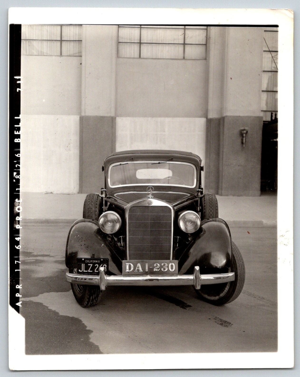 1930s Mercedes-Benz 230 Cabriolet Vintage Photo 1964 California Studio Processed 1930s Mercedes-Benz 230 Cabriolet Vintage Photo 1964 California Studio Processed