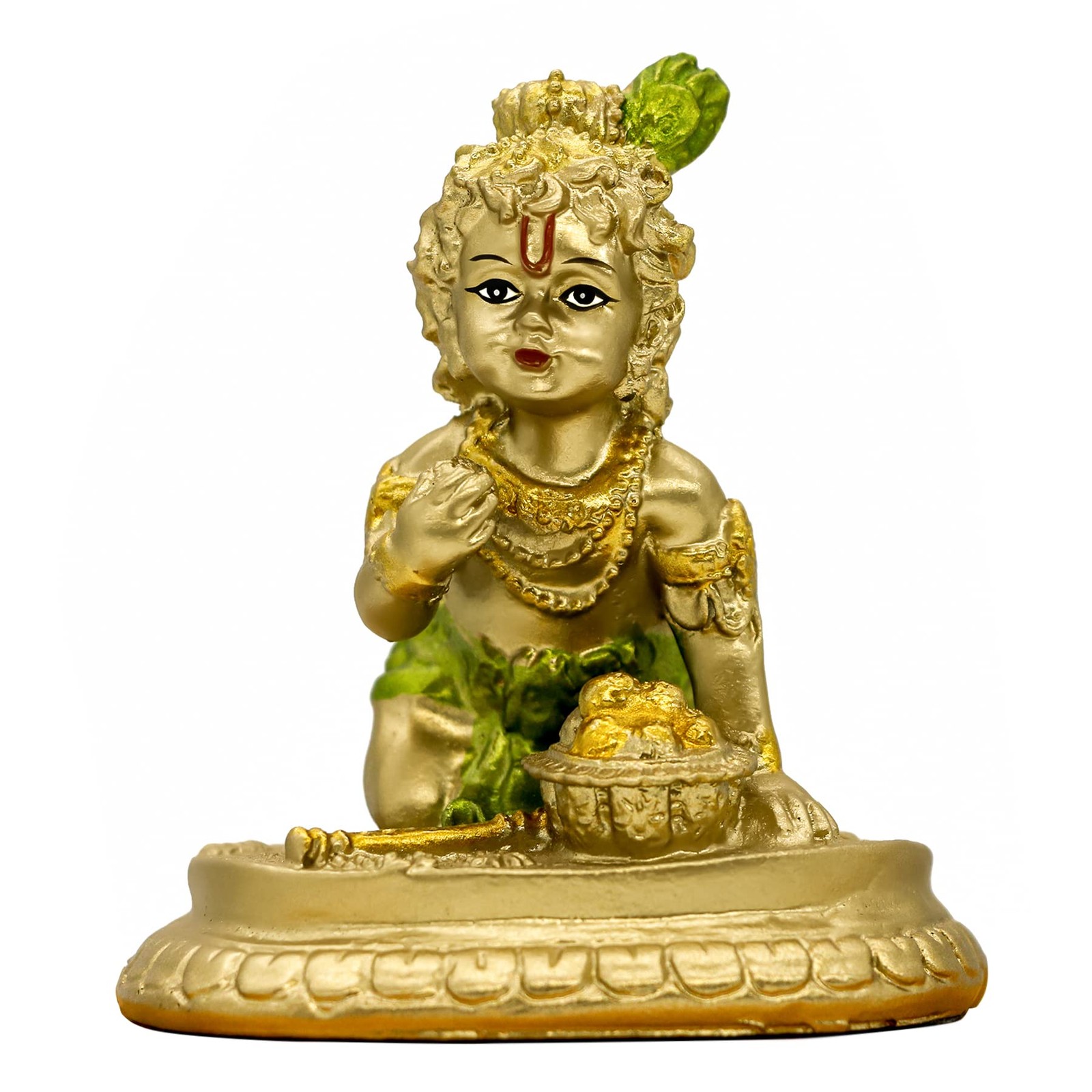 Hindu God Baby Krishna Idol - 3.7\ Hindu God Baby Krishna Idol - 3.7\