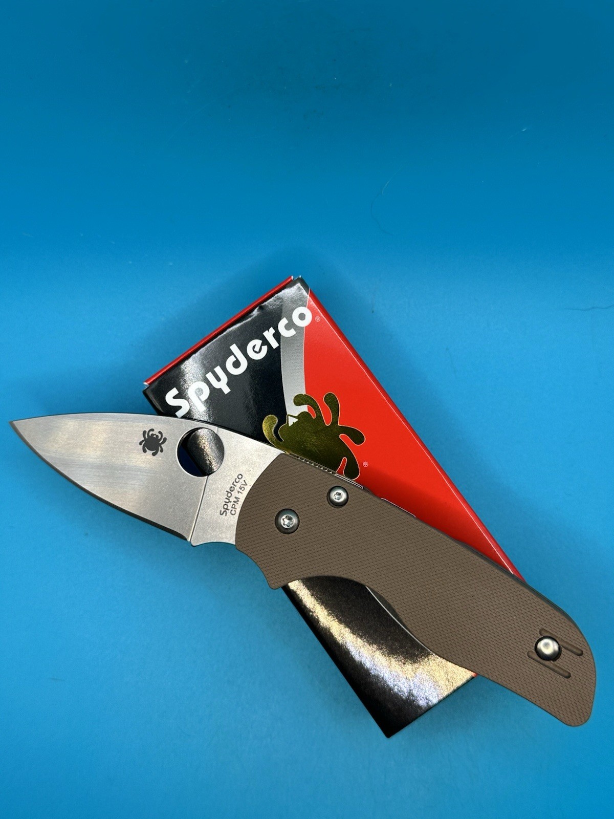 Spyderco Lil Native Brown G10 CPM 15 Sprint Run Pocket Knife NEW C230GPBN15V Spyderco Lil Native Brown G10 CPM 15 Sprint Run Pocket Knife NEW C230GPBN15V