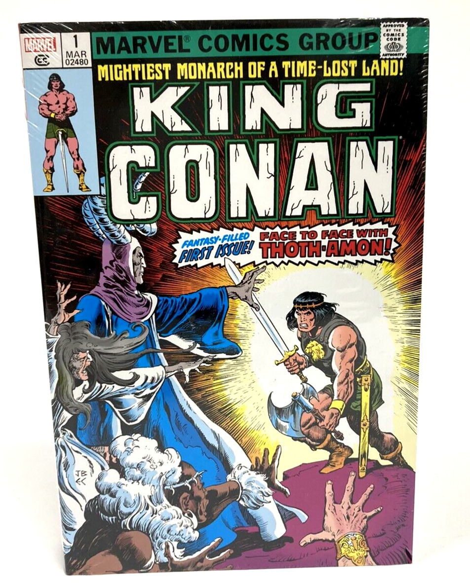DAMAGED Conan The King Original Marvel Years Omnibus 1 Buscema DM Cover HC