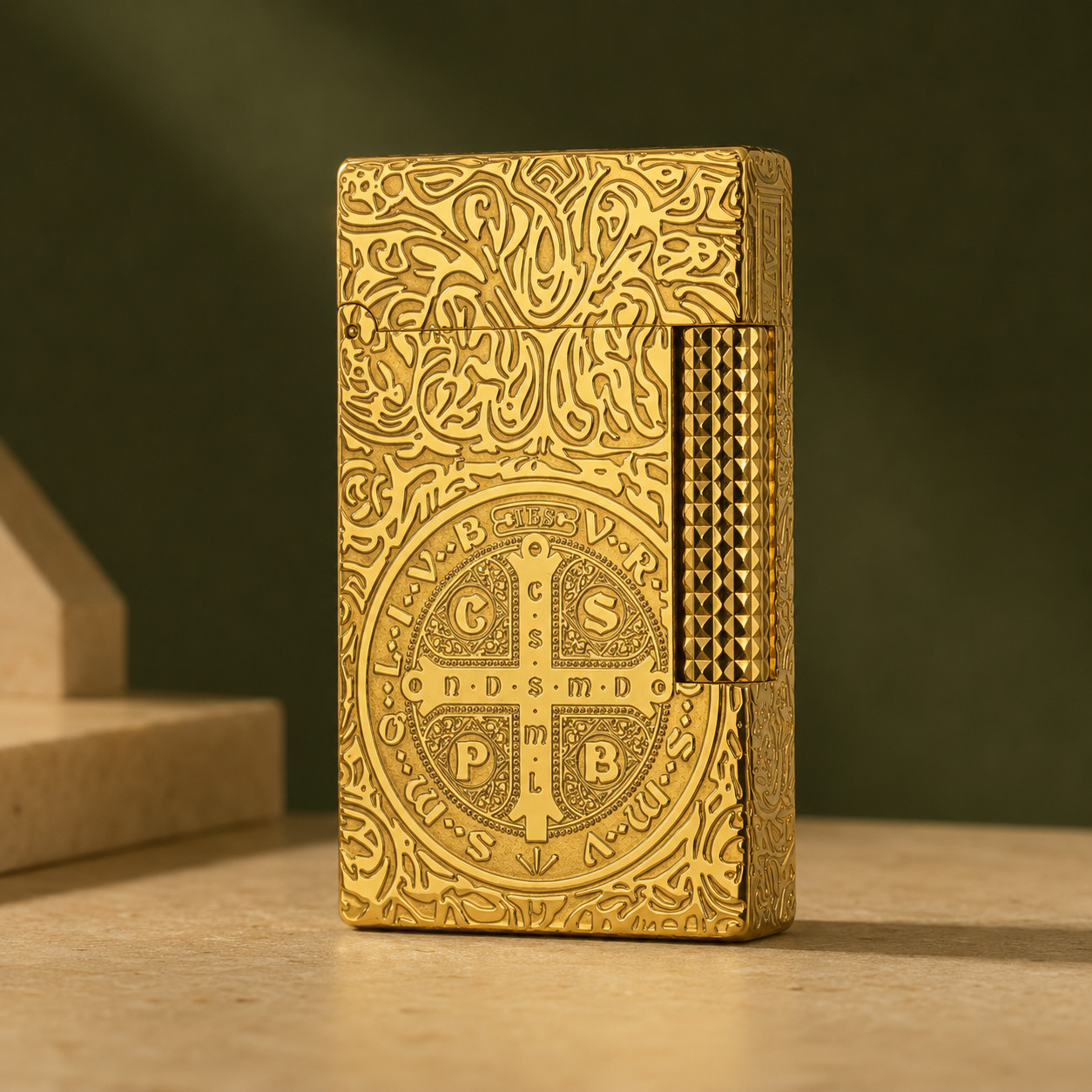 S.T. Dupont Ligne 2 Constantine Gold Single Flame Lighter Gift Box S.T. Dupont Ligne 2 Constantine Gold Single Flame Lighter Gift Box