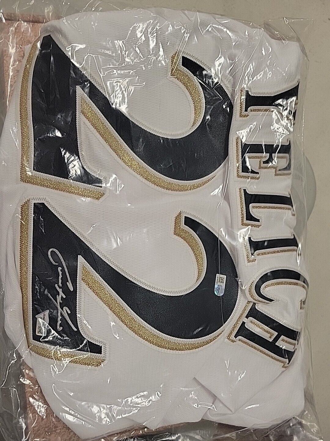 Christian Yelich  majestic jersey Autographed Fanatics Authentic