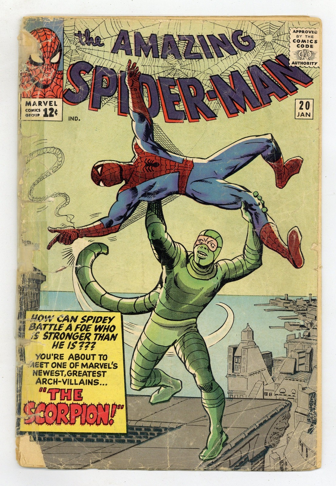 Amazing Spider-Man #20 PR 0.5 1965 1st app. Scorpion