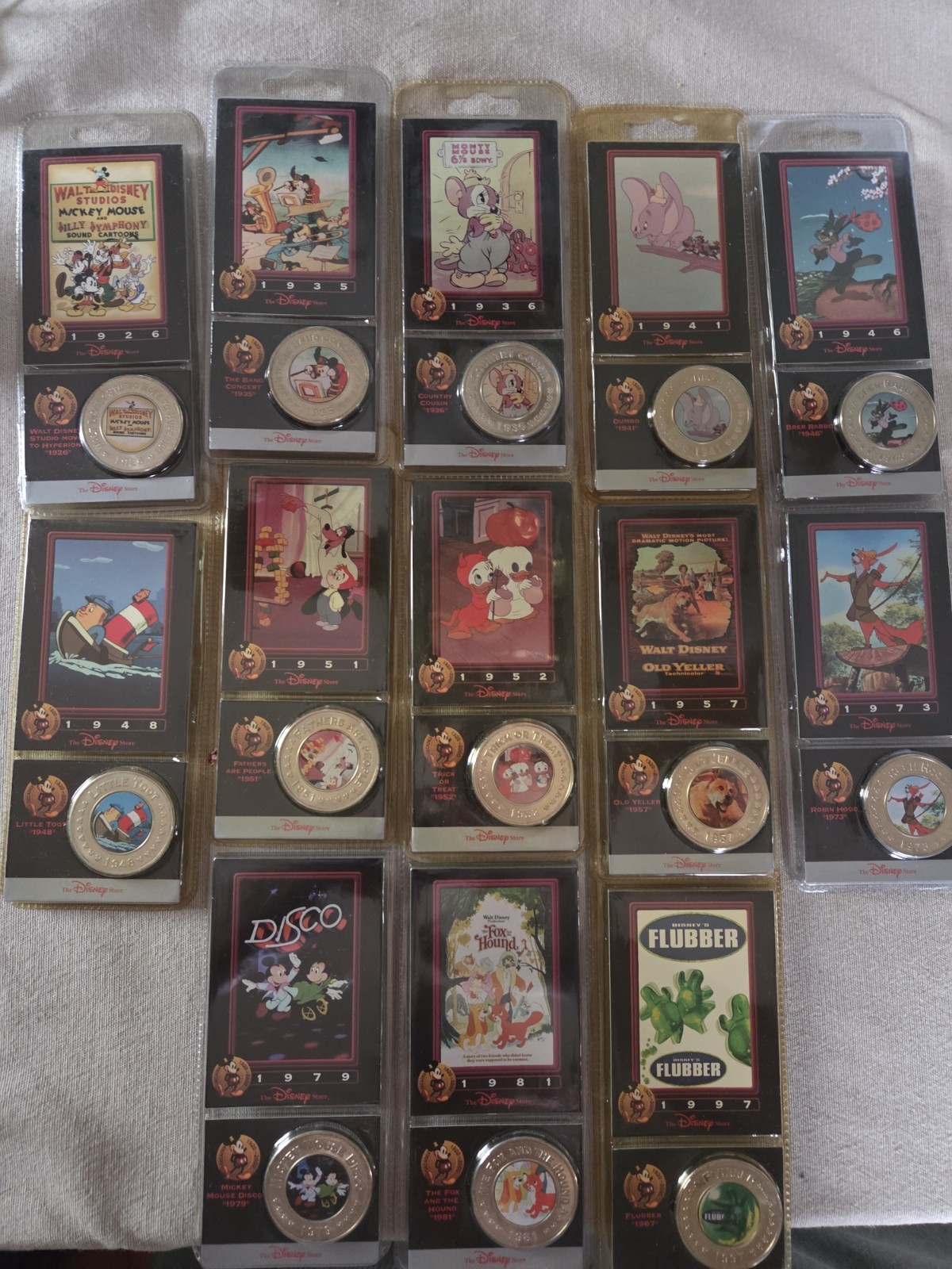 Disney Decades Coins Collection