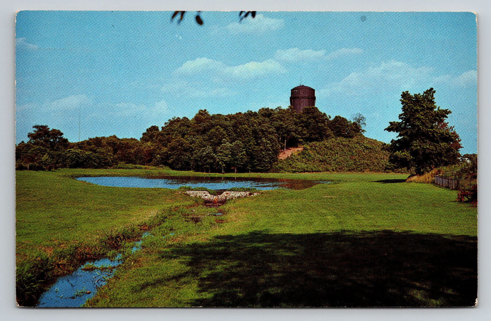 Kenilworth New Jersey Black Brook Park Water Tower NJ Postcard