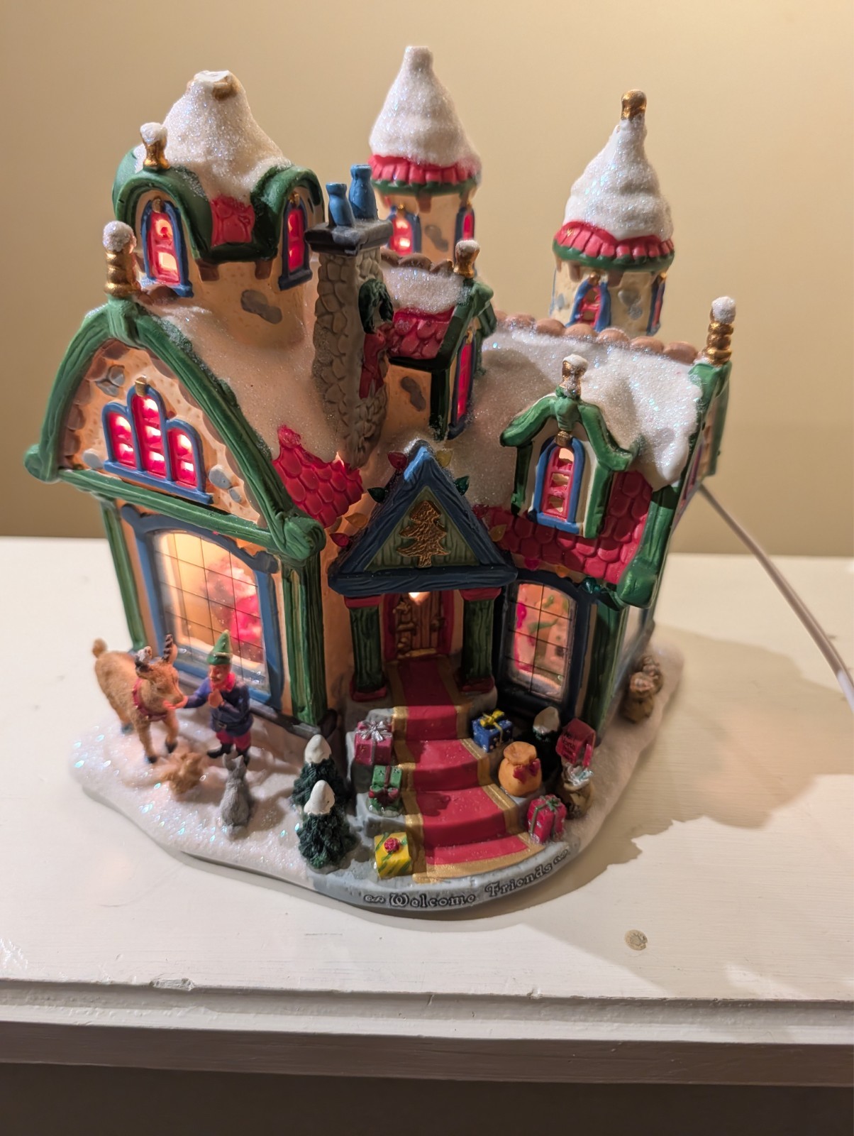 LEMAX Santa's Wonderland Lighted Building Santa's House 2006 Retired ~ RARE LEMAX Santa's Wonderland Lighted Building Santa's House 2006 Retired ~ RARE