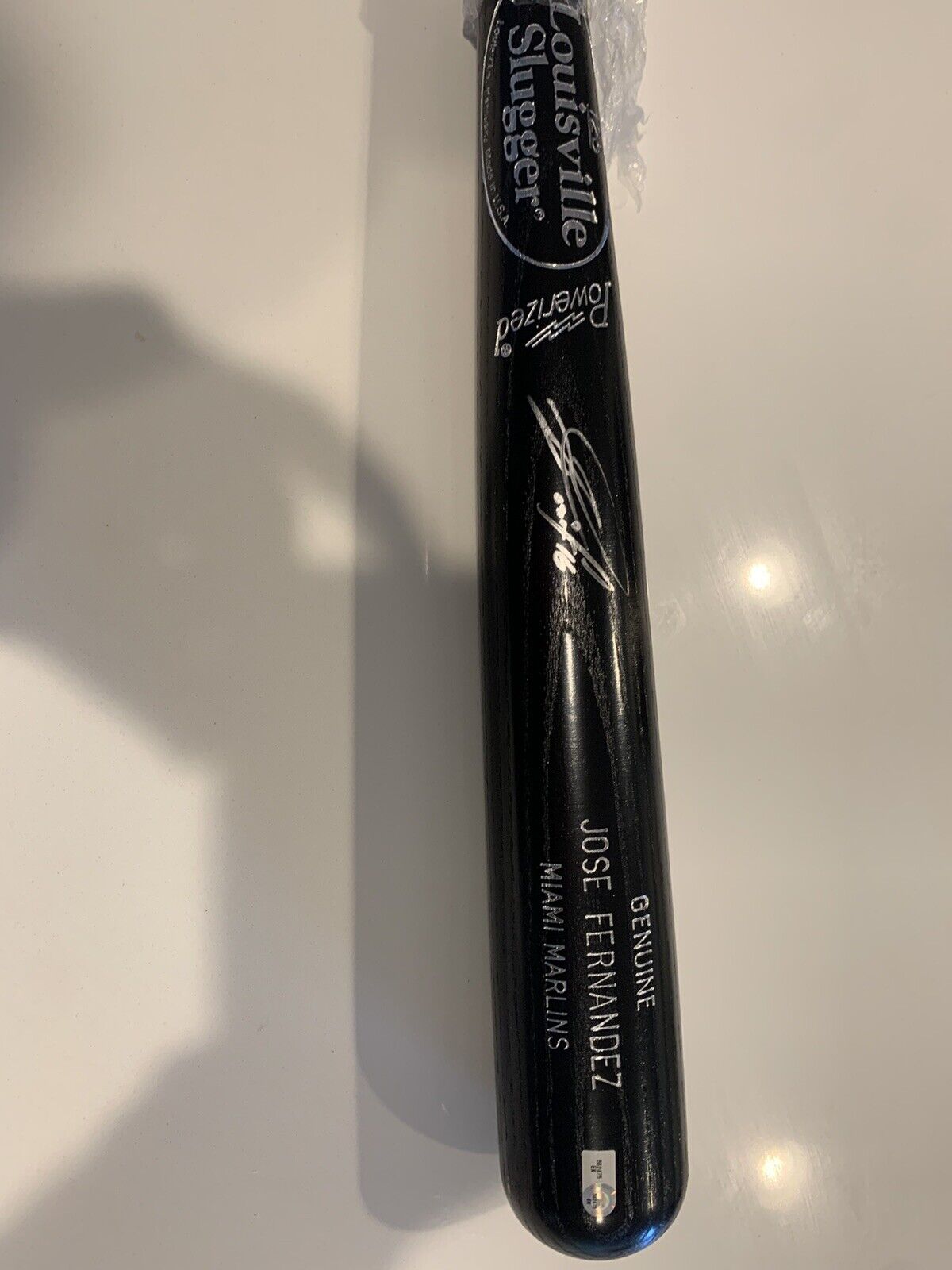 JOSE FERNANDEZ Signed/Autographed Louisville Slugger Bat Very RARE  Item 