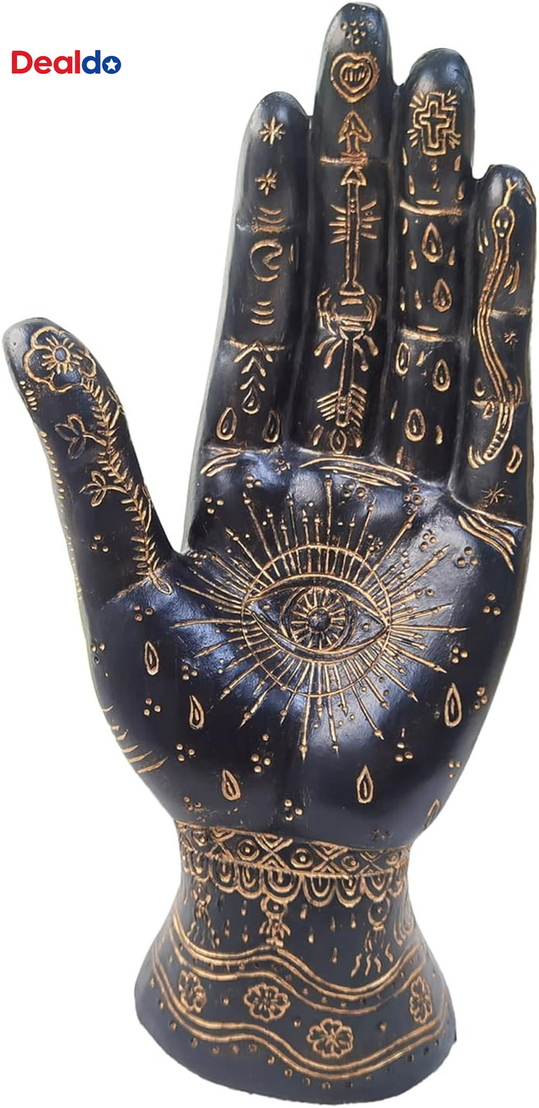Palmistry Hand Resin Statue Telling Palm Reading, Ancient Mystical Palm with Lin Palmistry Hand Resin Statue Telling Palm Reading, Ancient Mystical Palm with Lin