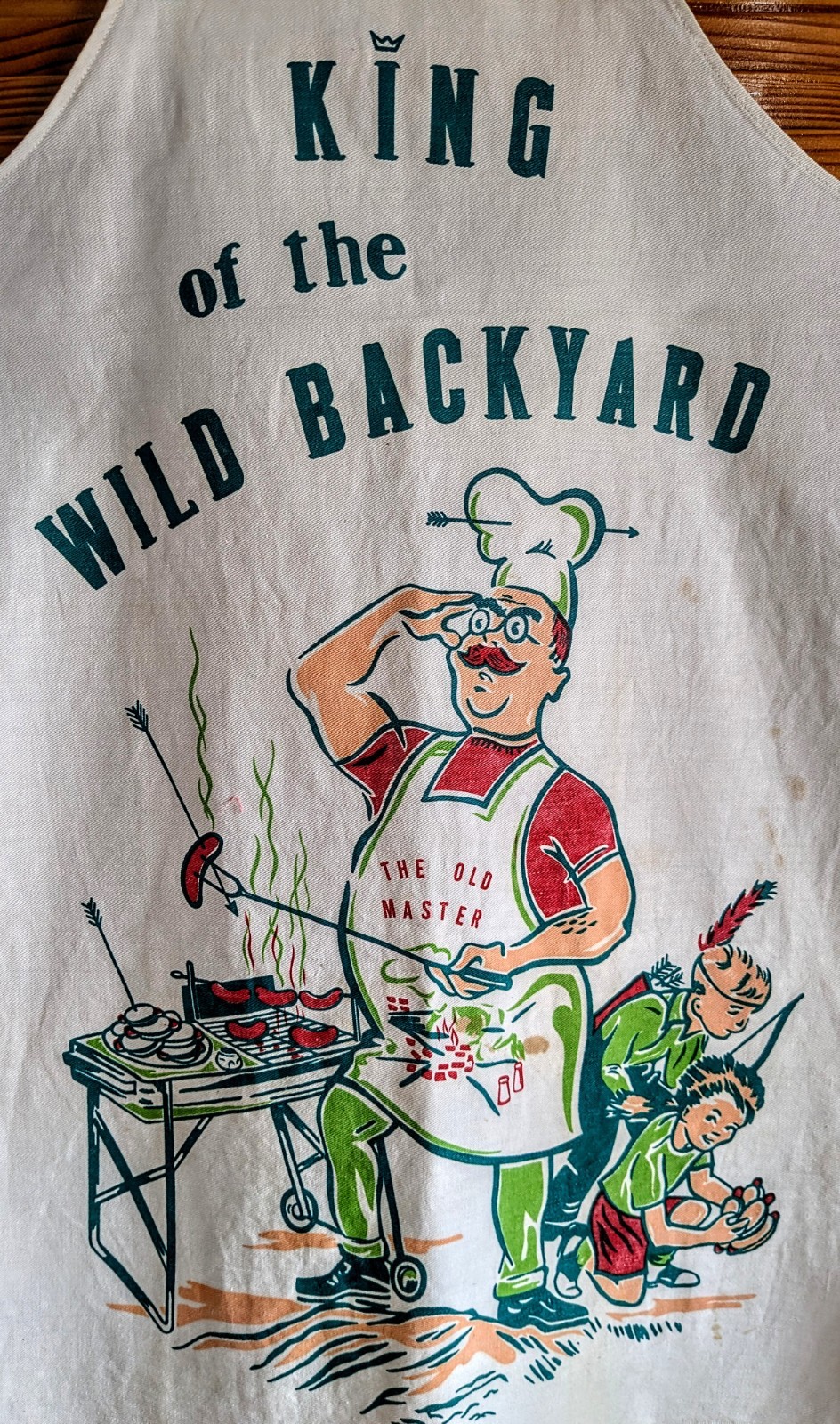RARE 1950s Dad Apron RARE 1950s Dad Apron