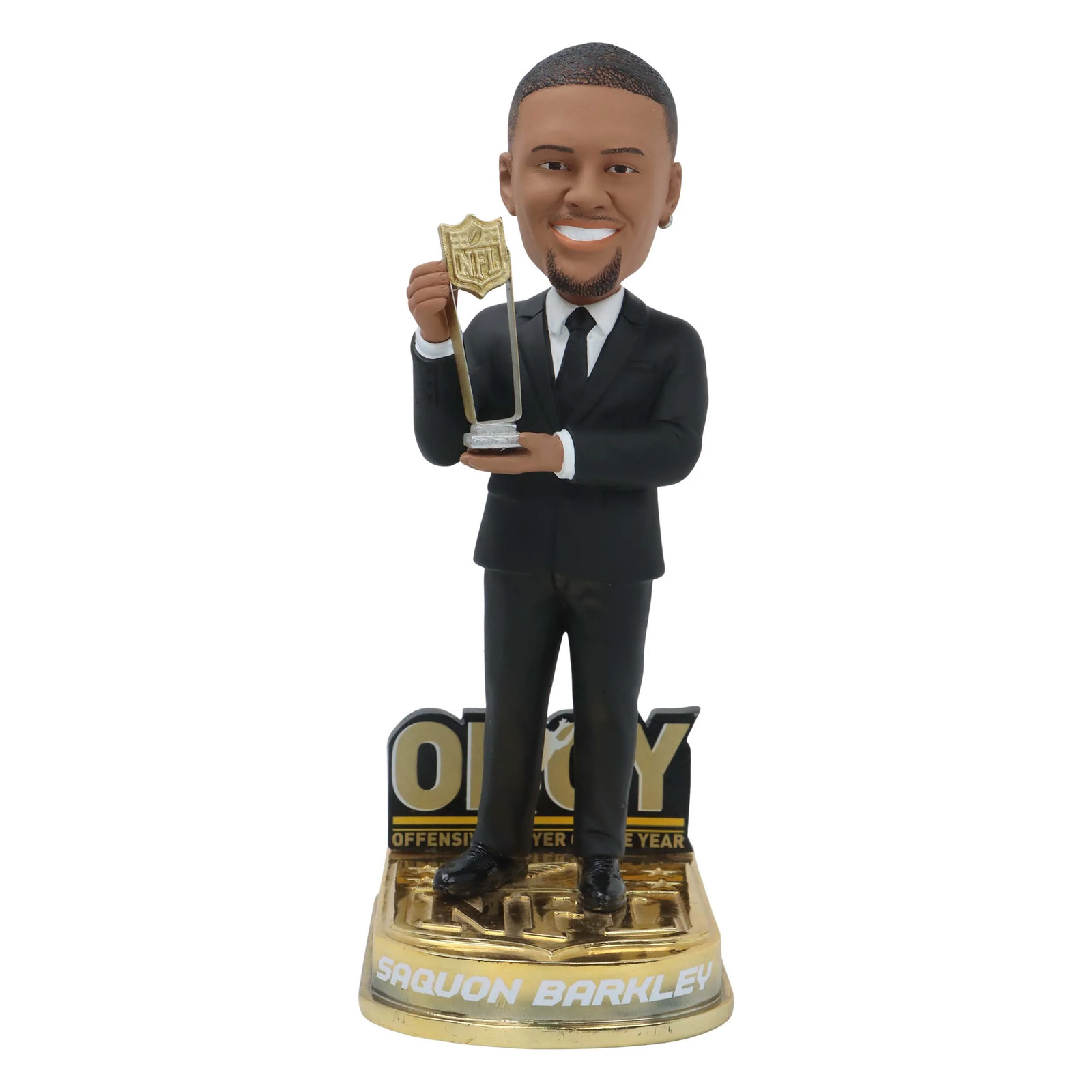 Saquon Barkley Philadelphia Eagles 2024 Offensive Player Of The Year Bobblehead Saquon Barkley Philadelphia Eagles 2024 Offensive Player Of The Year Bobblehead