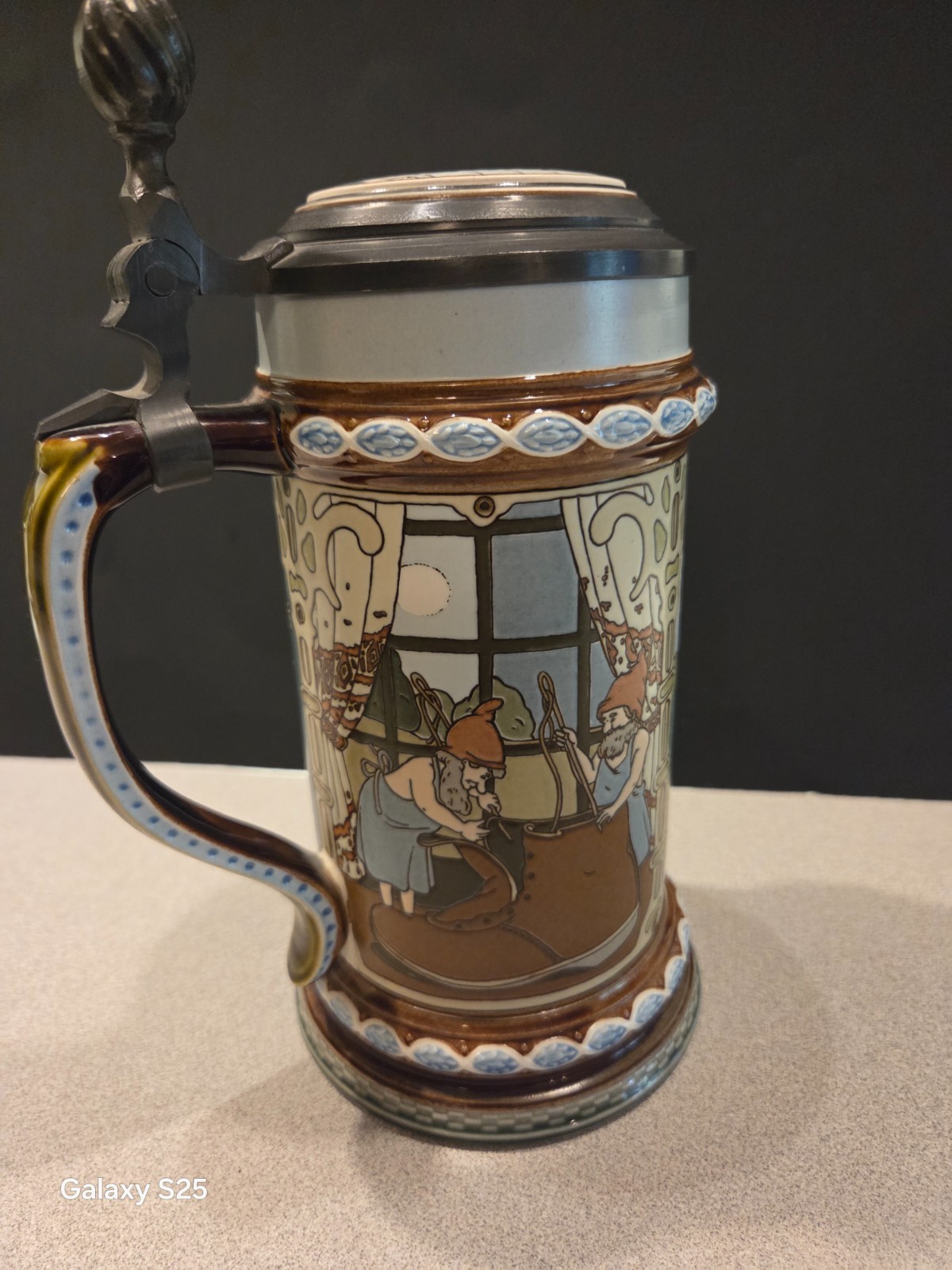 antique german lidded beer steins mettlach pc #2902 antique german lidded beer steins mettlach pc #2902