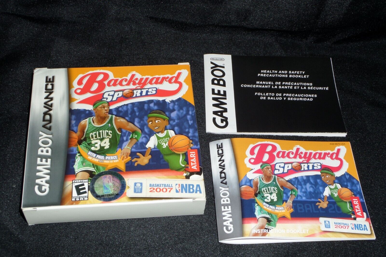 Backyard Sports Basketball 2007 - Nintendo Gameboy Advance GBA Box & Manual ONLY
