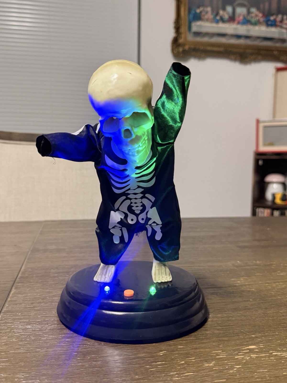 Rare Gemmy Groovin Ghoul Skeleton Raver Dancer Dances to Pit Bull's Rare Gemmy Groovin Ghoul Skeleton Raver Dancer Dances to Pit Bull's