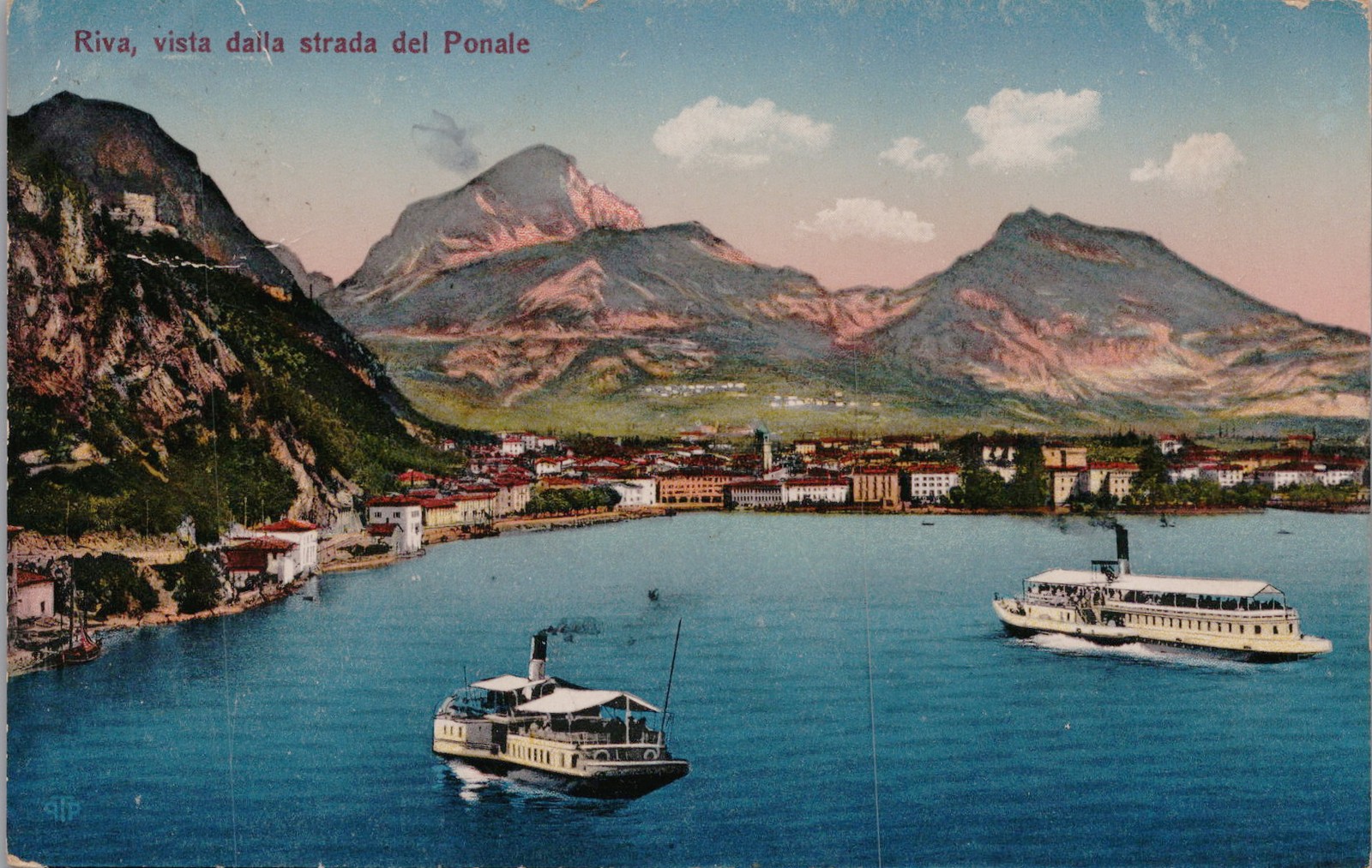 Antique Postcard Steamships Lake Garda Riva Riva Del Garda IT 1910s Antique Postcard Steamships Lake Garda Riva Riva Del Garda IT 1910s