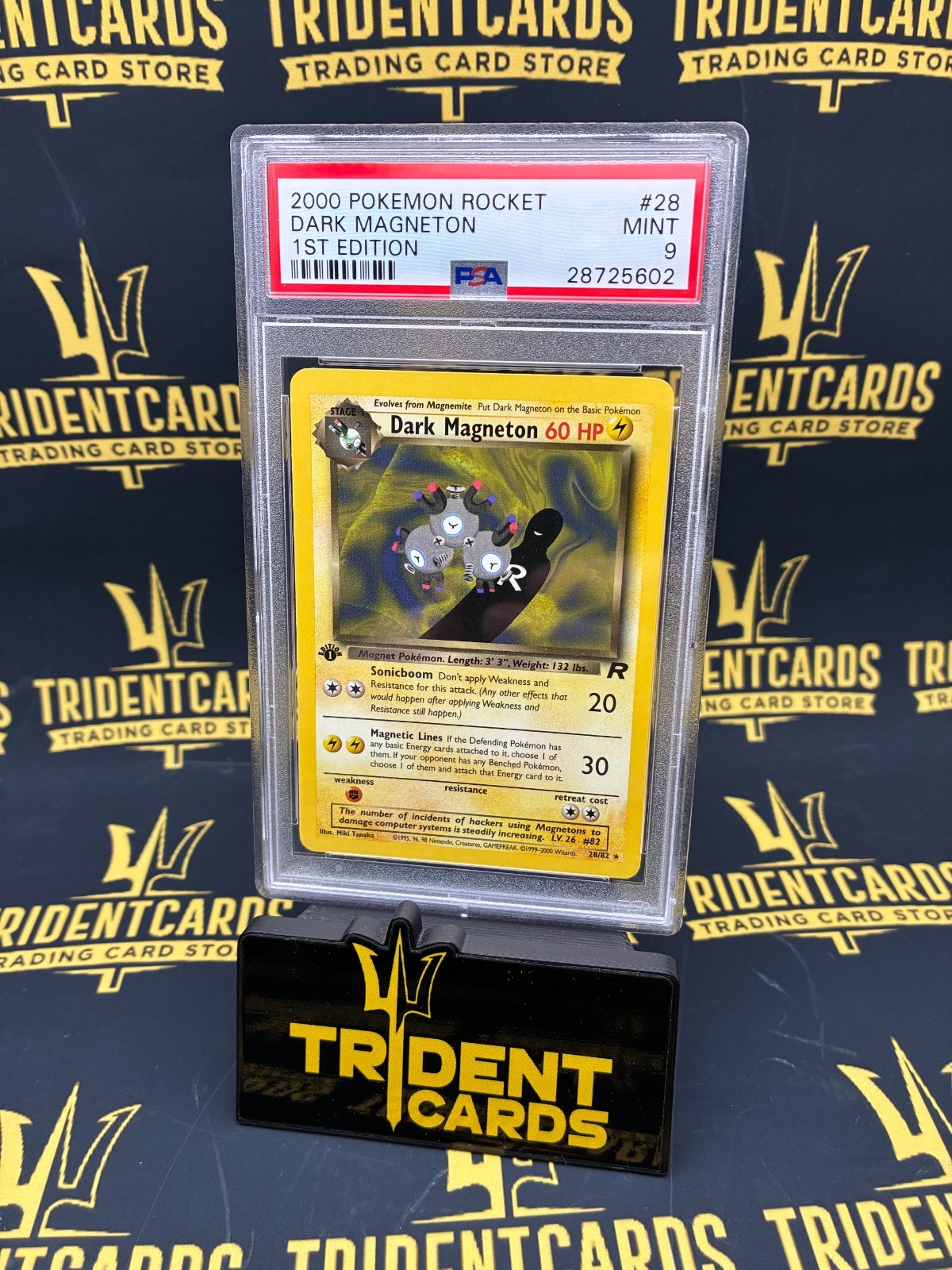 2000 POKEMON ROCKET #28 DARK MAGNETON 1ST EDITION PSA 9 2000 POKEMON ROCKET #28 DARK MAGNETON 1ST EDITION PSA 9
