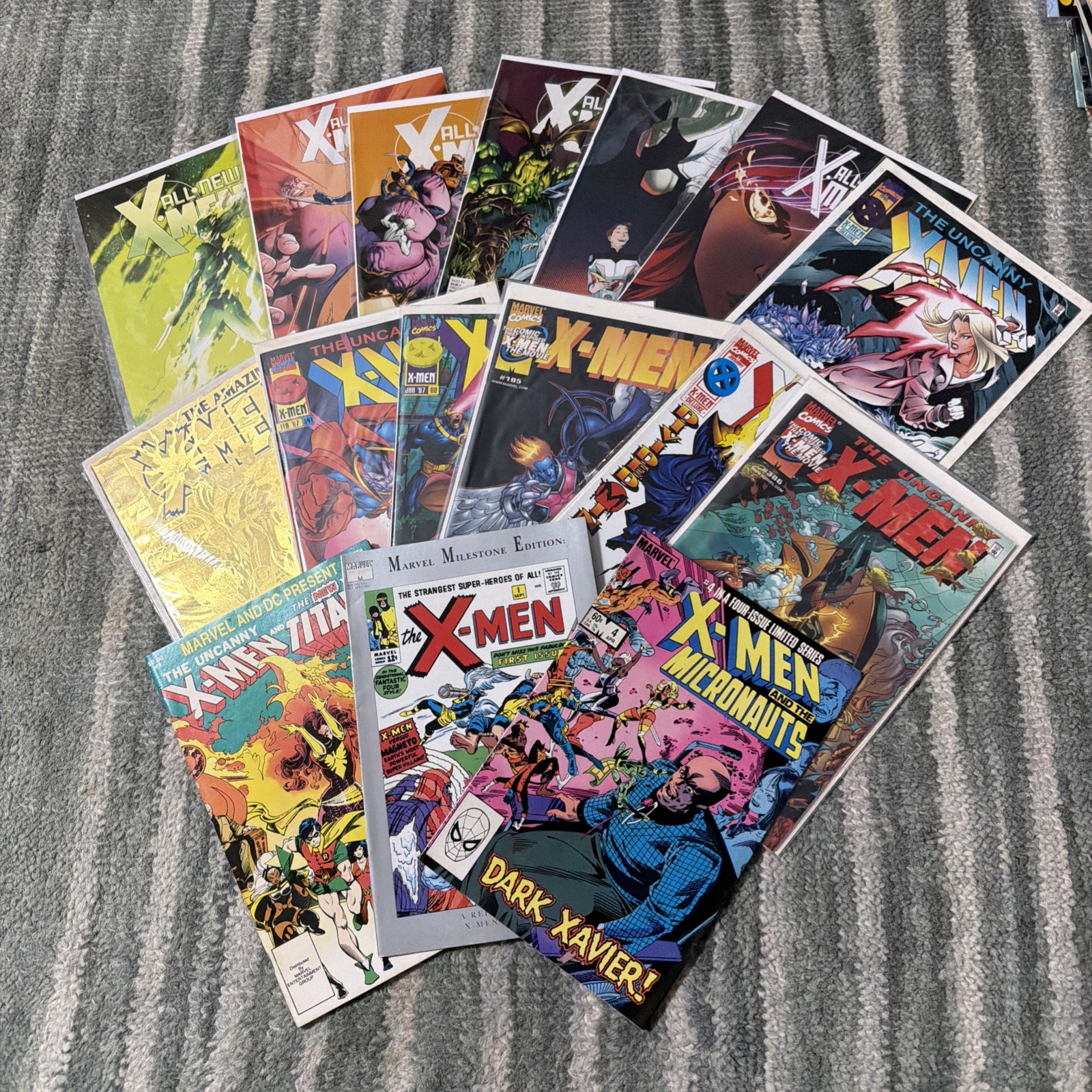 Marvel X-Men Uncanny X-Men Comic Book Lot 16 Issues Vintage Modern Mixed. :10 Marvel X-Men Uncanny X-Men Comic Book Lot 16 Issues Vintage Modern Mixed. :10