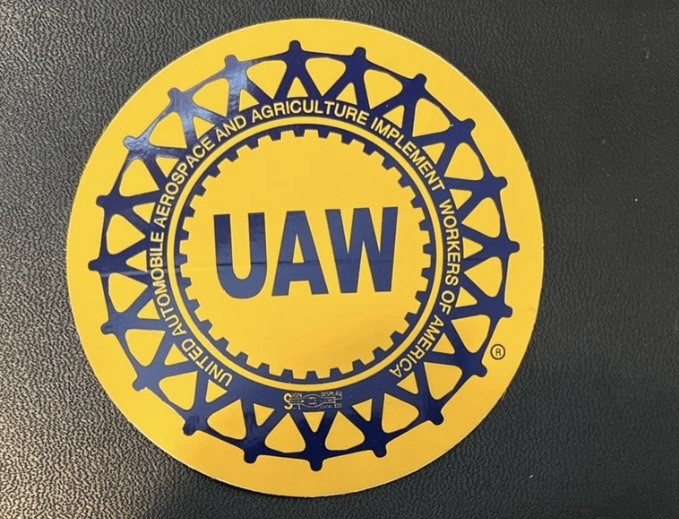 Vintage Union United Auto Aerospace Agriculture Workers UAW Decal Sticker Vintage Union United Auto Aerospace Agriculture Workers UAW Decal Sticker