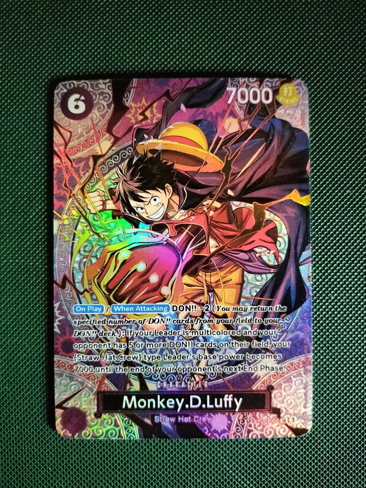 ONE PIECE OP-15 ST26-005 SP Monkey D Luffy Adventure on KAMI's Island ENGLISH ONE PIECE OP-15 ST26-005 SP Monkey D Luffy Adventure on KAMI's Island ENGLISH