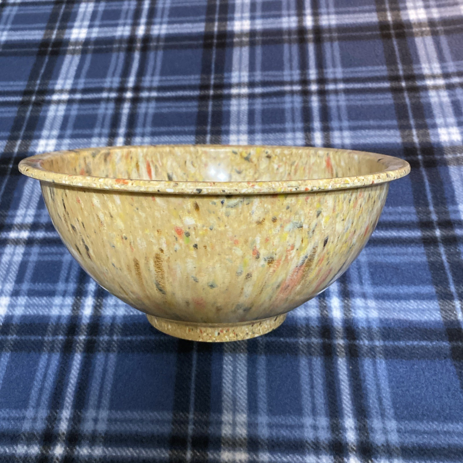 Vintage TEXAS WARE 118 Melmac Splatter Confetti Multicolor Speck Mixing Bowl Vintage TEXAS WARE 118 Melmac Splatter Confetti Multicolor Speck Mixing Bowl