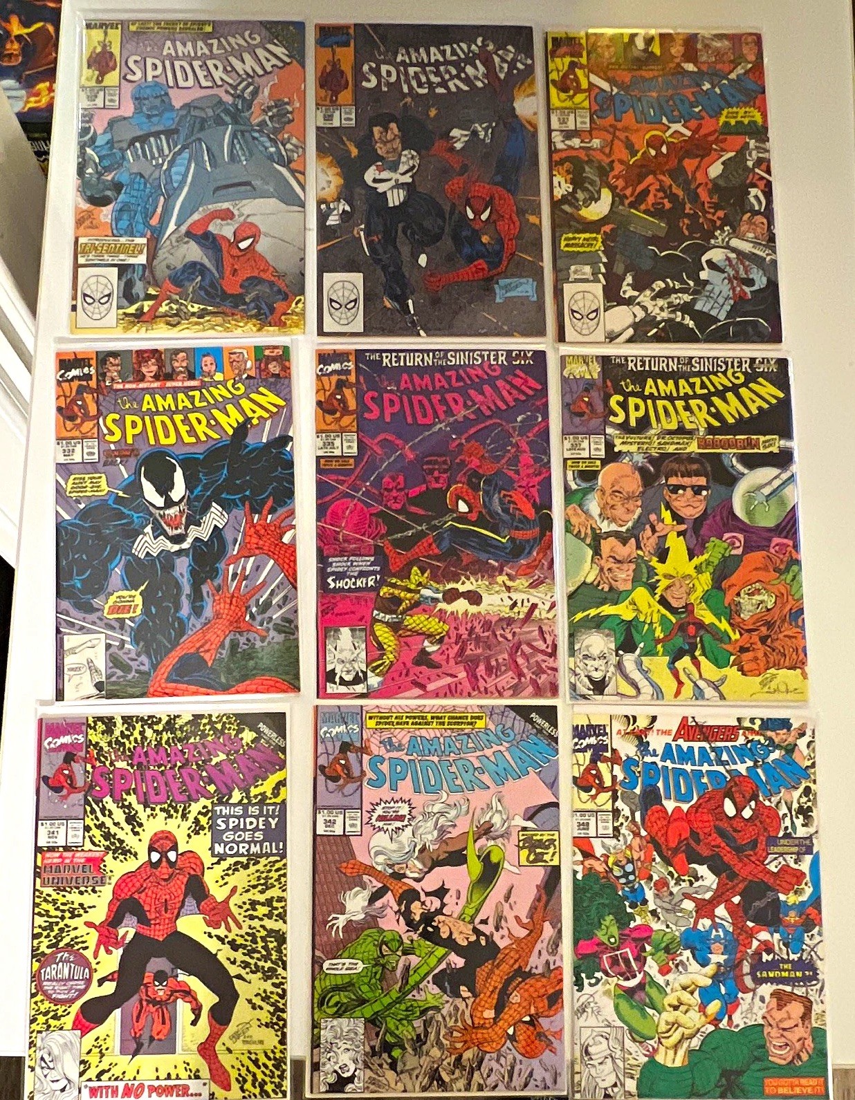 Marvel Comics Amazing Spider-Man Lot of 9 #329-332 335 337 341 342 348 Fn-VF Marvel Comics Amazing Spider-Man Lot of 9 #329-332 335 337 341 342 348 Fn-VF