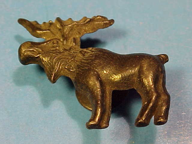 Antique 1912 Theodore Roosevelt Metal Bull Moose Party PTAP Buttonhole Lapel Pin Antique 1912 Theodore Roosevelt Metal Bull Moose Party PTAP Buttonhole Lapel Pin