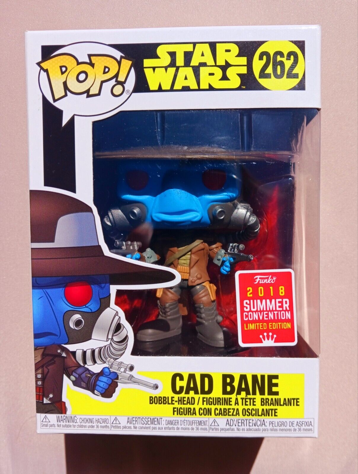 Funko Pop Star Wars The Clone Wars Cad Bane SDCC 2018 Summer Convention