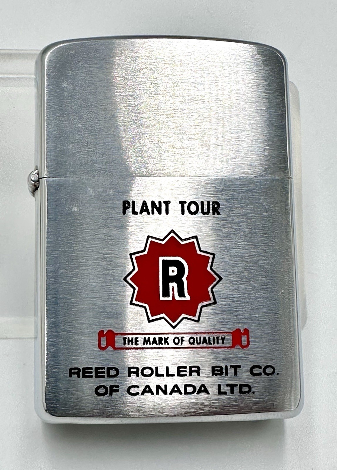VINTAGE NOS Advertising REED ROLLER BIT 1950’s ZIPPO LIGHTER Niagara Falls Made VINTAGE NOS Advertising REED ROLLER BIT 1950’s ZIPPO LIGHTER Niagara Falls Made