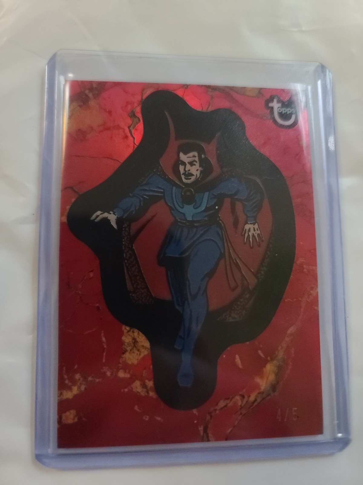 2025 Topps Comic Book Heroes Doctor Strange Red Refractor /5 2025 Topps Comic Book Heroes Doctor Strange Red Refractor /5