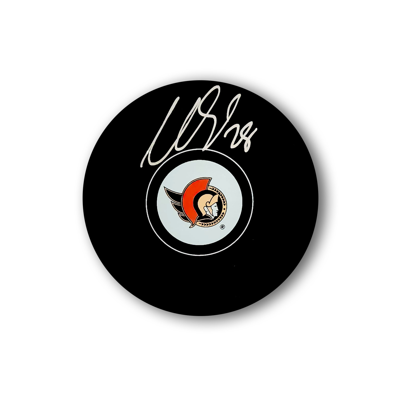 Claude Giroux Autographed Ottawa Senators Hockey Puck