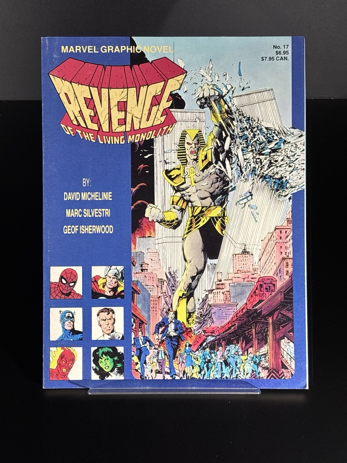 Revenge of the Living Monolith - 1985 Marvel Comic Graphic Novel ~see 24 Photos