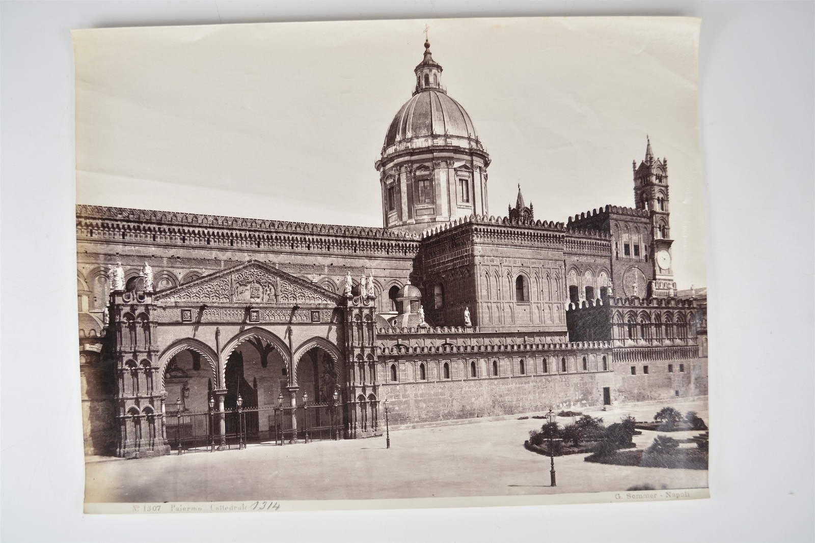 Palermo Cattedrale Cathedral Sicily Italy G Sommer Napoli c1880s VTG Photo Palermo Cattedrale Cathedral Sicily Italy G Sommer Napoli c1880s VTG Photo