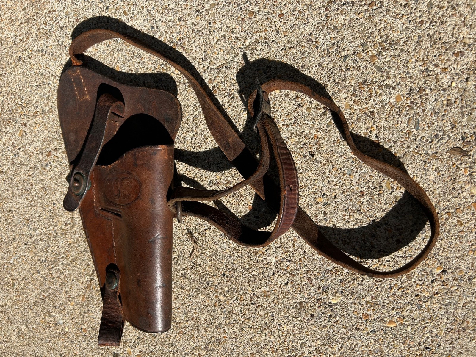 Original WW2 US Boyt 1943 S & w .38 Underarm Shoulder Holster Original WW2 US Boyt 1943 S & w .38 Underarm Shoulder Holster