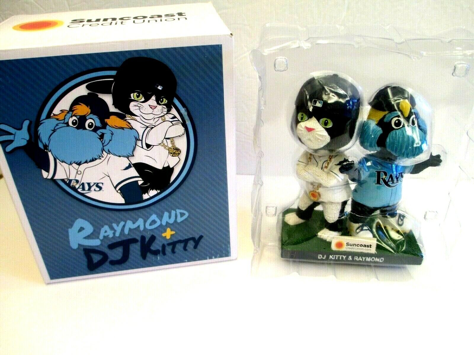Tampa Bay Rays Raymond & D. J. Kitty Limited. Edition .SGA Bobblehead New In Box
