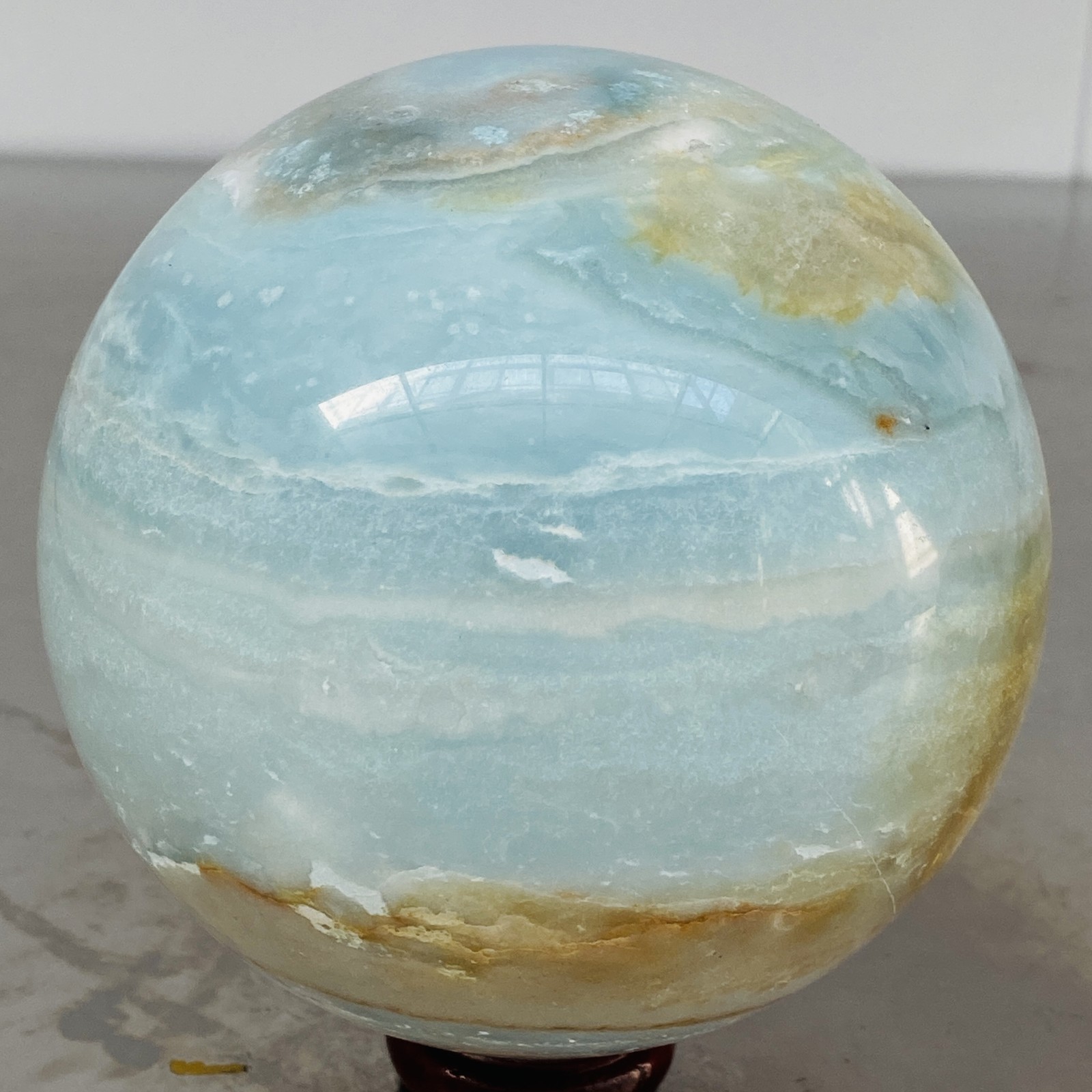 Natural amazon stone quartz ball crystal sphere healing 1760G (3.88LB)