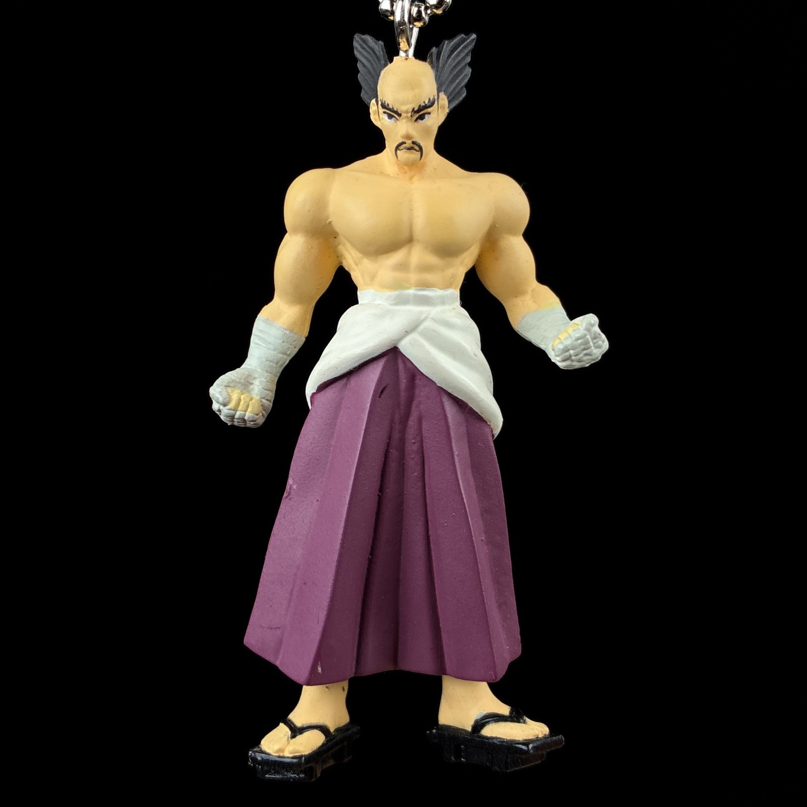 Vintage Namco Tekken Heihachi Mishima Kakkoii Keyholder Keychain Figure Japan