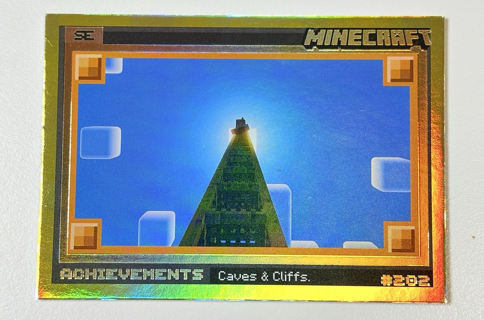 2025 Panini Minecraft Special Edition Caves & Cliffs Gold /50 Achievements #202