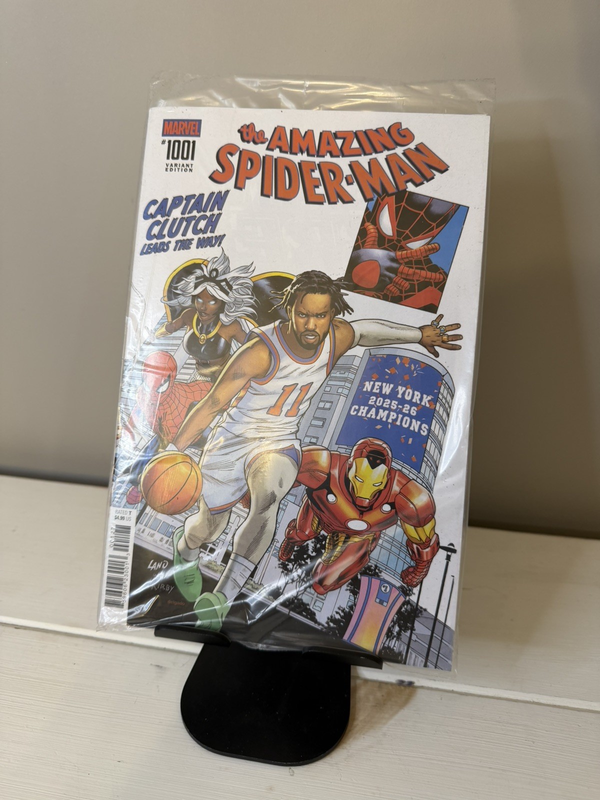 Amazing Spider-man #1001 JALEN BRUNSON - NY KNICKS - NYC Comic Con EXCLUSIVE Amazing Spider-man #1001 JALEN BRUNSON - NY KNICKS - NYC Comic Con EXCLUSIVE