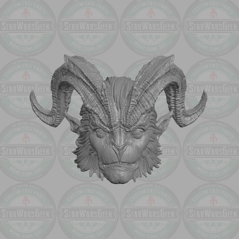 Faun v1 Faunus custom head for 1:18 1:12 1:10 & 1:6 fantasy action figures