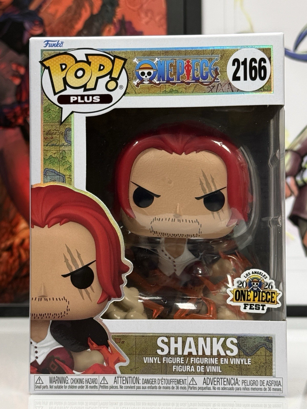 Funko Pop Plus Shanks #2166 One Piece Fest 2026 Exclusive Funko Pop Plus Shanks #2166 One Piece Fest 2026 Exclusive