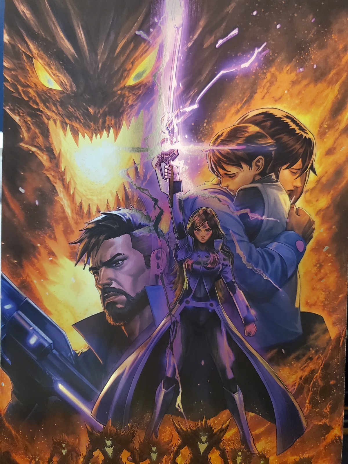 NIFE WARS #1 SANTA FUNG VIRGIN FOIL COVER B-FAN EXPO DALLAS LIMITED 20 RARE NIFE WARS #1 SANTA FUNG VIRGIN FOIL COVER B-FAN EXPO DALLAS LIMITED 20 RARE