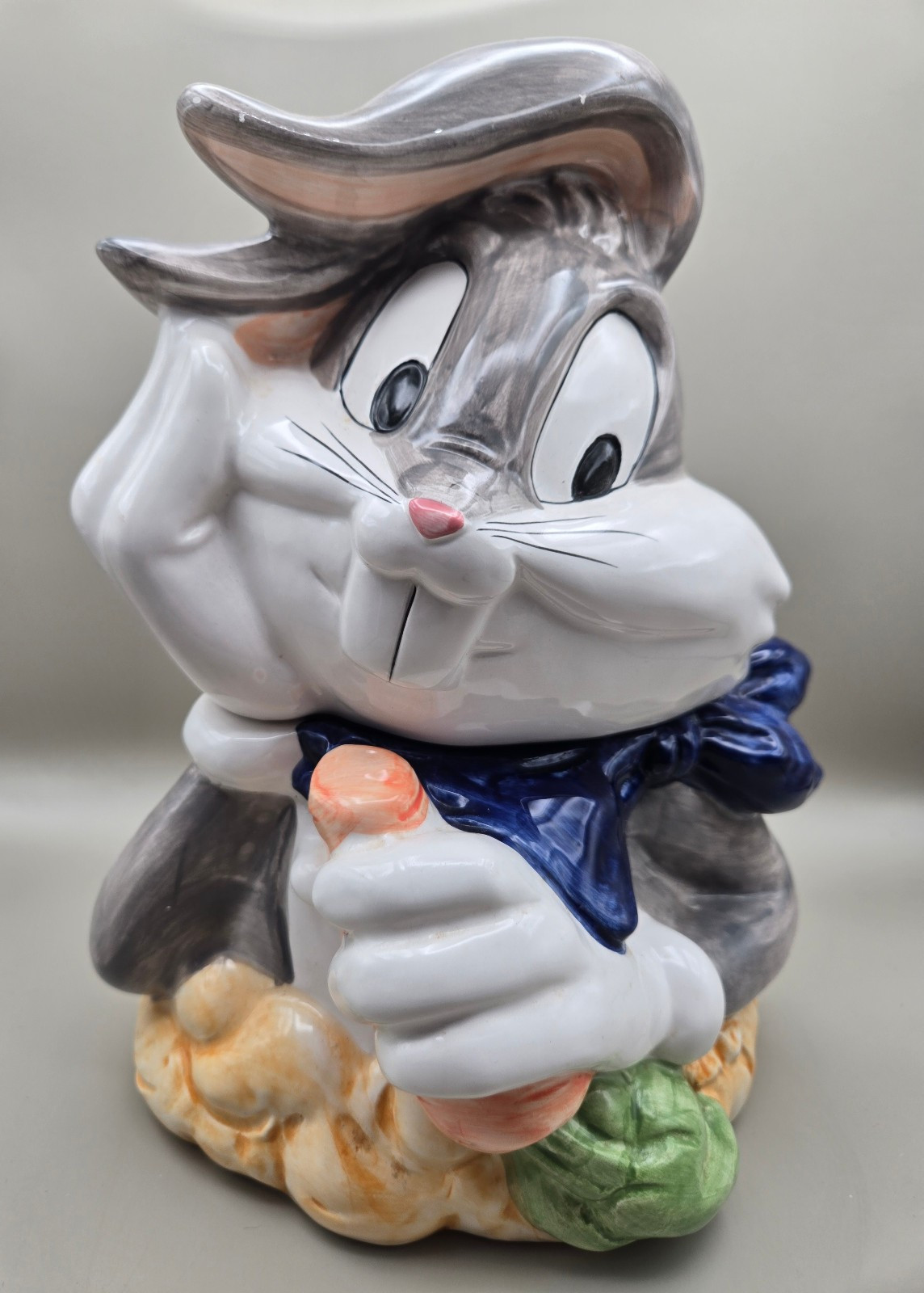 VINTAGE 1993 BUGS BUNNY Looney Tunes Cookie Jar Warner Bros VINTAGE 1993 BUGS BUNNY Looney Tunes Cookie Jar Warner Bros