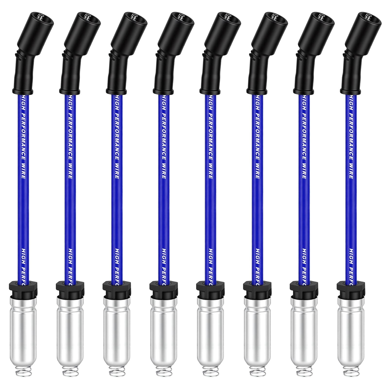 High Performance 10mm Spark Plug Wires Set for Chevy GMC V8 High Performance 10mm Spark Plug Wires Set for Chevy GMC V8