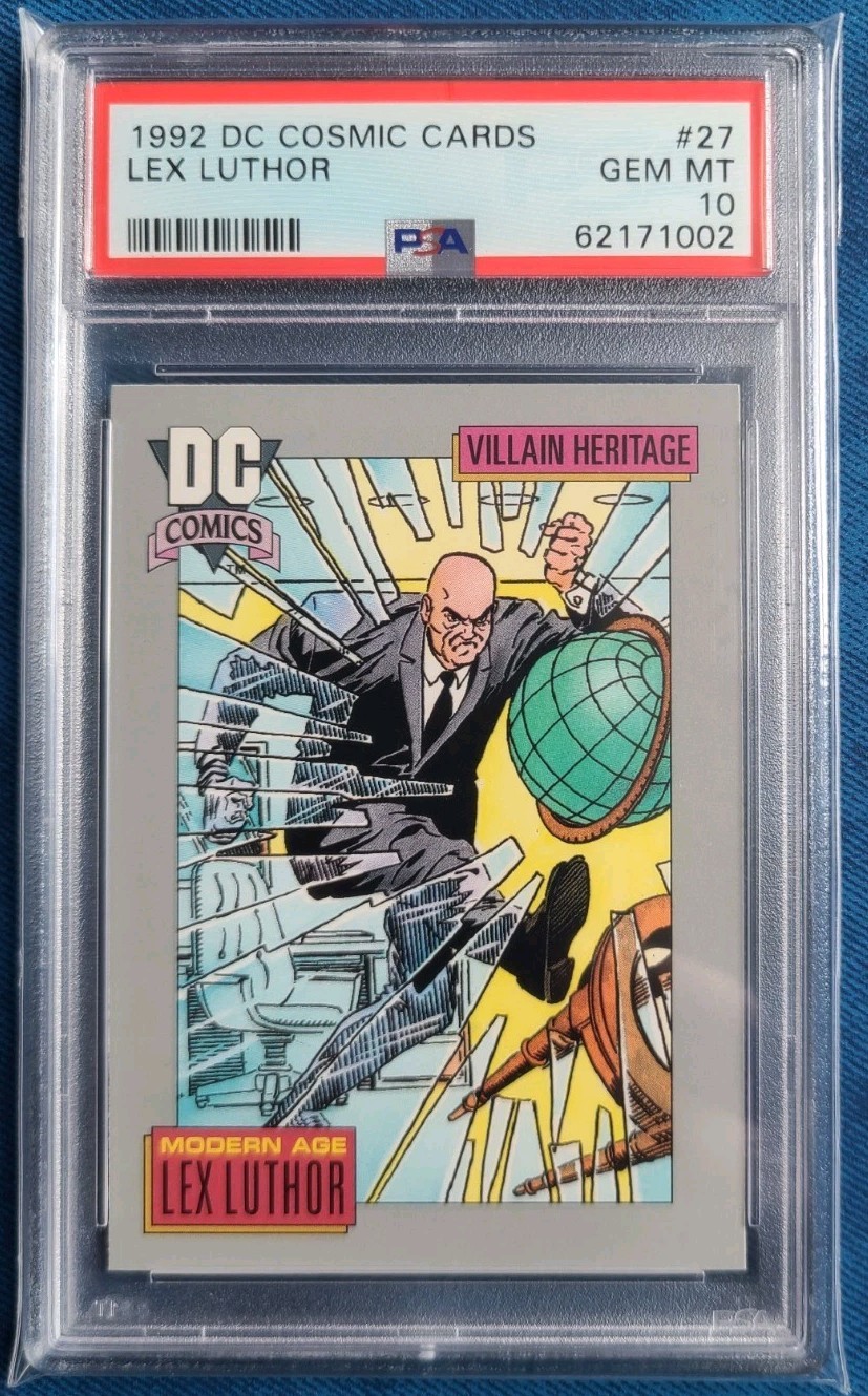 1992 DC Comics Lex Luthor PSA 10 GEM MINT Card #27 DC Impel Modern Age 1991-1992 1992 DC Comics Lex Luthor PSA 10 GEM MINT Card #27 DC Impel Modern Age 1991-1992
