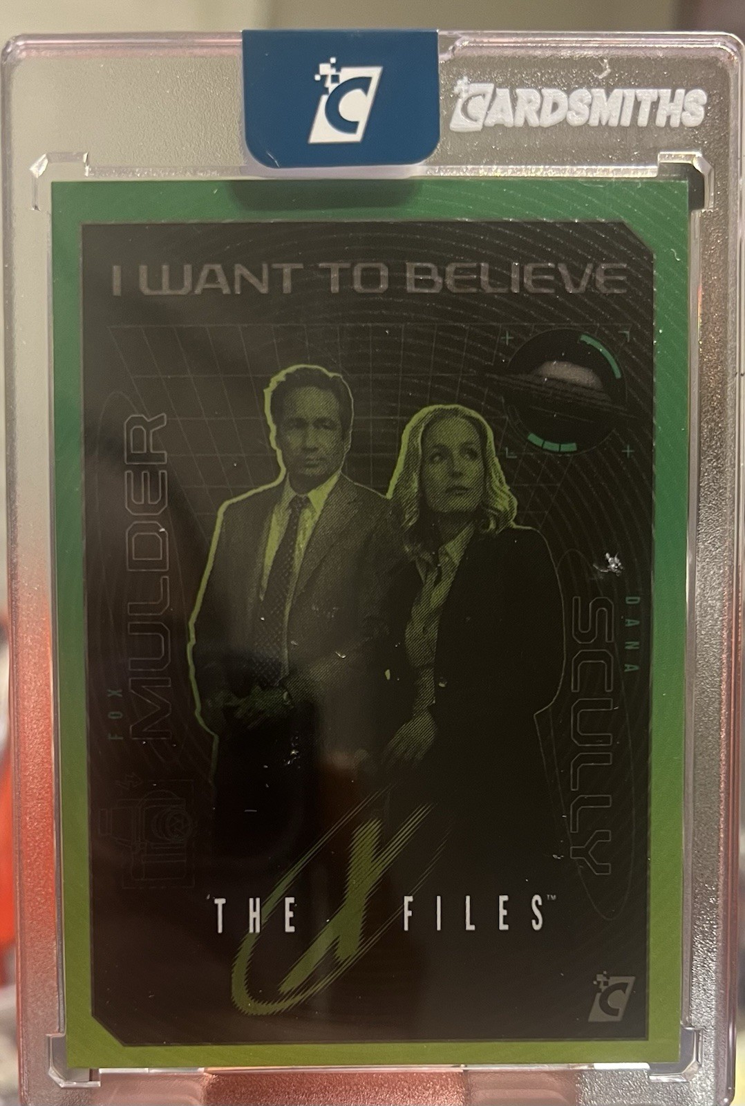 2026 Rare New Disney D23 Expo Exclusive X-Files Cardsmiths Holodoil Card Slab