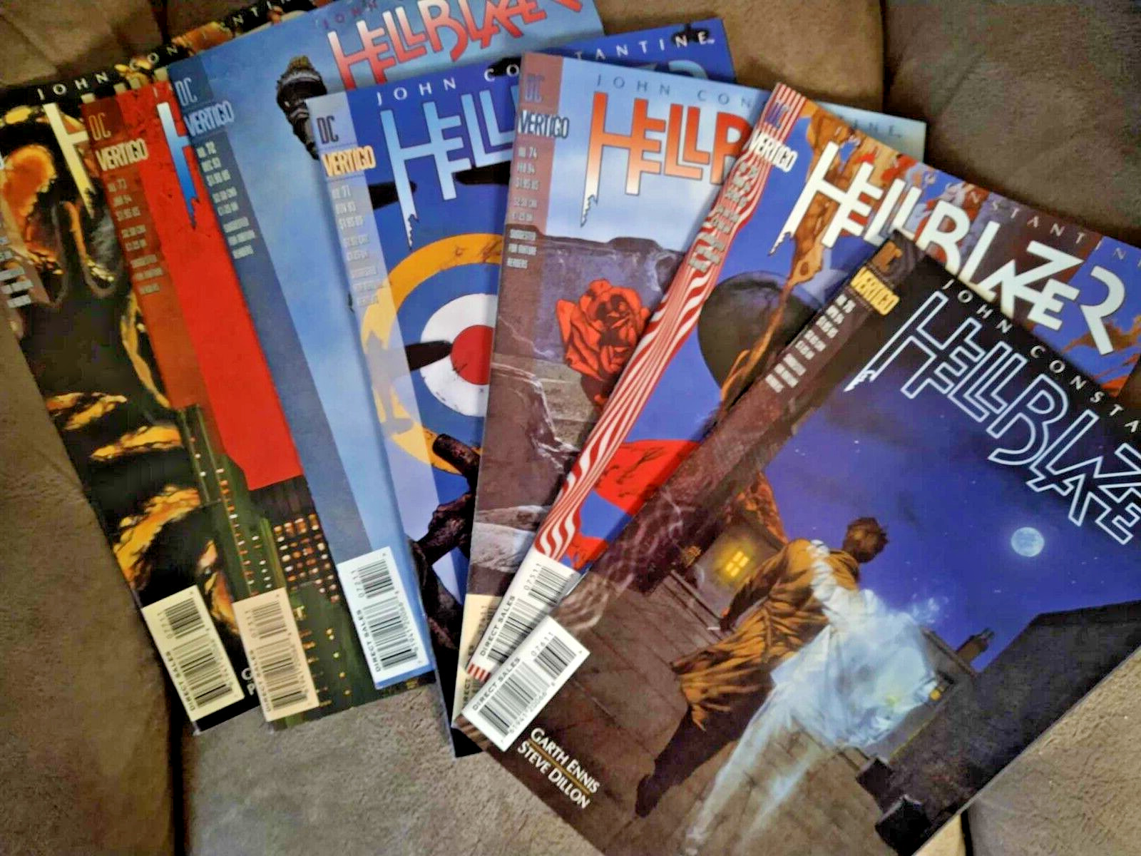 Hellblazer #71-#77 Set of 7 Garth Ennis Classic series Vertigo Comics