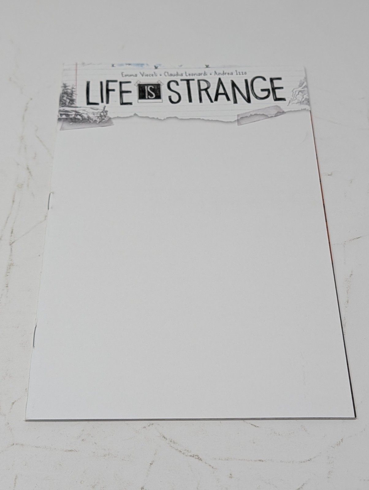 Life is Strange #1 (2018, Titan Comics) Blank Art Variant Life is Strange #1 (2018, Titan Comics) Blank Art Variant