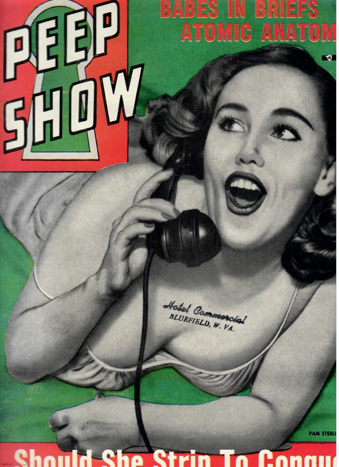 (B) PEEP SHOW Men's Magazine #16 June 1954 Classic Cheesecake Models (B) PEEP SHOW Men's Magazine #16 June 1954 Classic Cheesecake Models