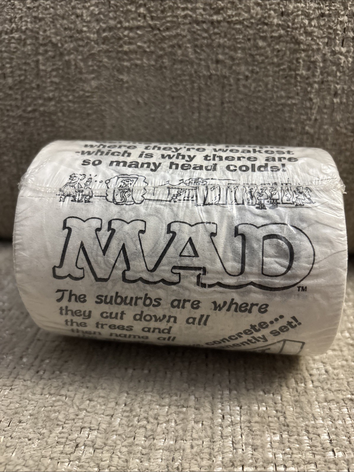 RARE 1996 MAD Magazine Toilet Paper PC Game Promo Sealed Vintage Alfred E Neuman