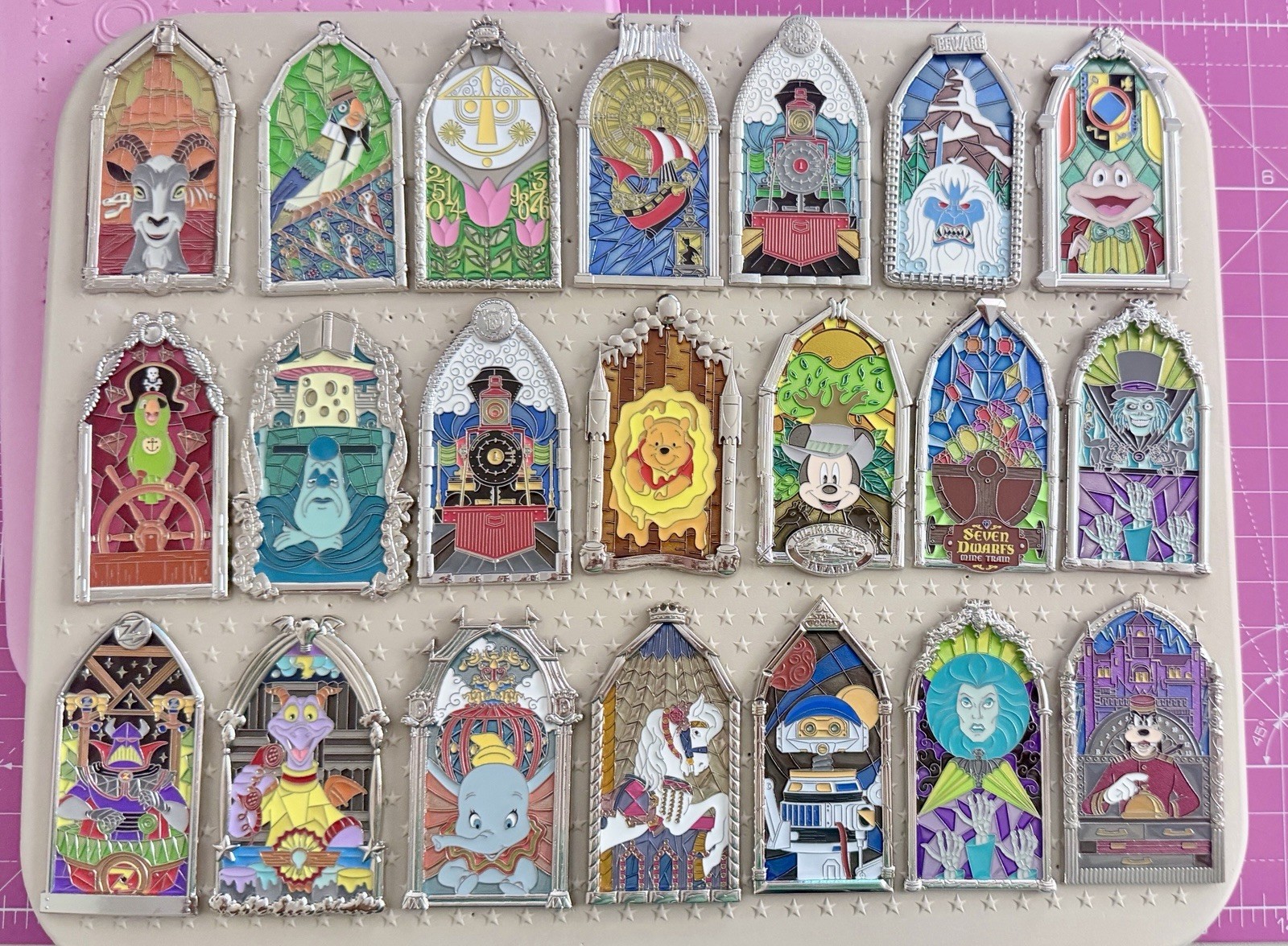 Disney Windows of Attraction Pin Lot (21 pins) Disney Windows of Attraction Pin Lot (21 pins)